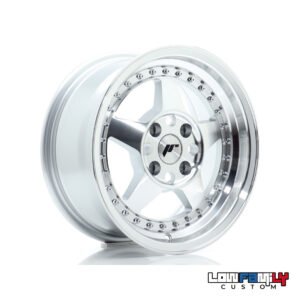 Japan Racing JR-06 15x7" 4x108 ET25, Silver Machined Face