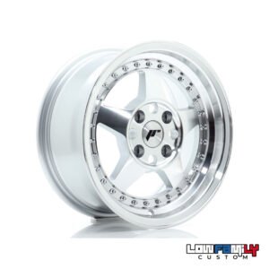 Japan Racing JR-06 15x7" 4x100 ET35, Silver Machined Face