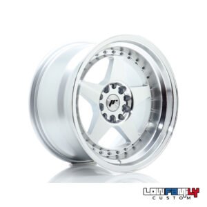 Japan Racing JR-06 17x10" 5x114.3/5x120 ET20, Silver Machined Face