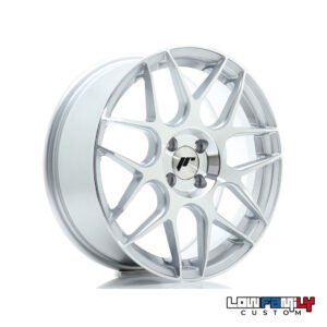 Japan Racing JR-18 17x7" 4x100 ET40, Silver Machined Face