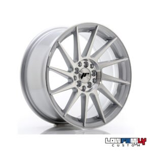 Japan Racing JR-22 17x8" 4x100/4x114.3 ET35, Silver Machined Face
