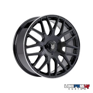 Fox Wheels VR3 19x9" 5x112/120 ET47, Black Polish Lip