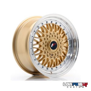 Japan Racing JR-09 16x7,5" 4x100/4x108 ET25, Gold w/Machined Lip