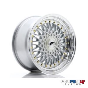 Japan Racing JR-09 16x8" 5x100/5x114.3 ET25, Silver w/Machined Lip