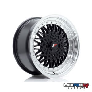 Japan Racing JR-09 16x8" 4x100/4x108 ET25, Gloss Black Machined Lip