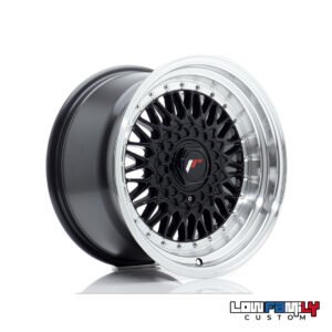 Japan Racing JR-09 16x9" 4x100/4x108 ET20, Gloss Black Machined Lip