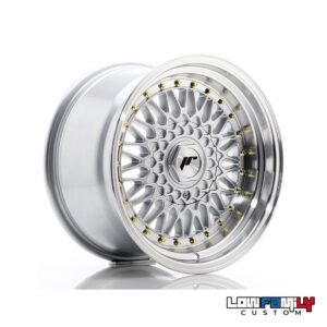 Japan Racing JR-09 16x9" 4x100/4x108 ET20, Silver w/Machined Lip