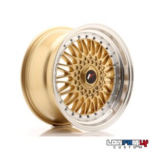 Japan Racing JR-09 17x8,5" 5x112/5x120 ET35, Gold w/Machined Lip