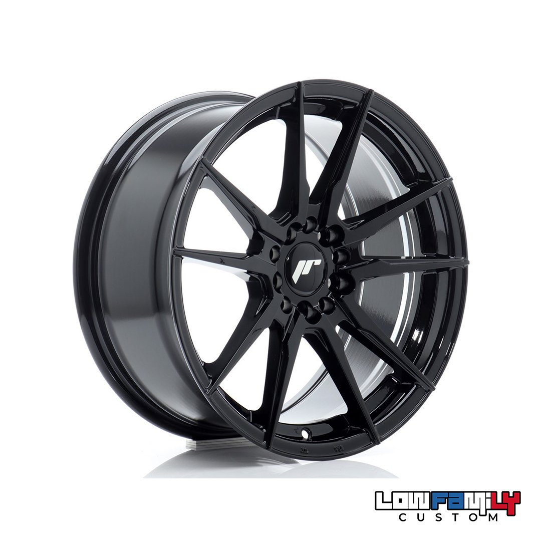 Japan Racing JR-21 17x8" 4x100/4x114.3 ET35, Gloss Black