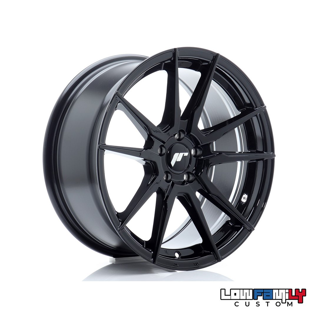 Japan Racing JR-21 17x8" 5x100 ET35, Gloss Black