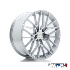 Japan Racing JR-38 18x8" 5x112 ET42, Silver Machined Face