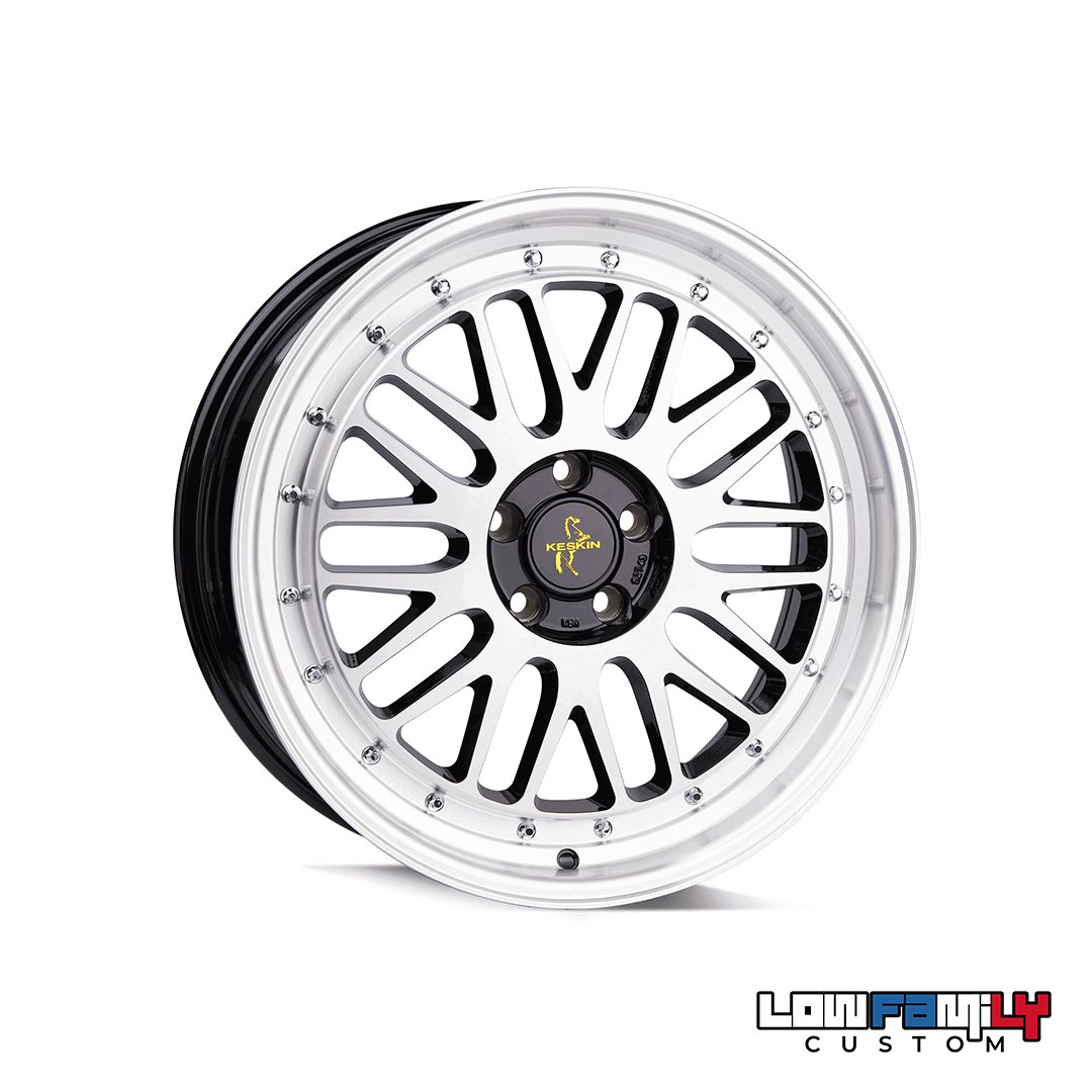 Keskin Wheels KT22 19x8,5" 5x100 ET30, Black Front Polish