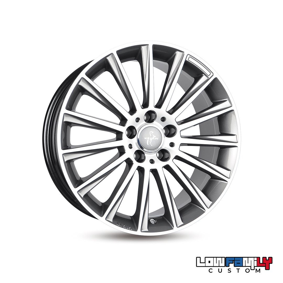 Keskin Wheels KT18 18x8" 5x112 ET30, Palladium Front Polish