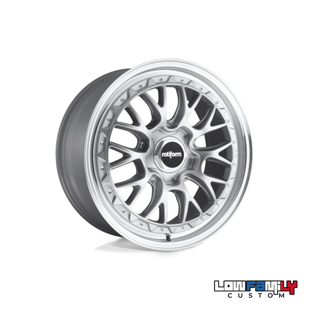 Rotiform LSR 19x8,5" 5X112 ET45, Gloss Silver Machined