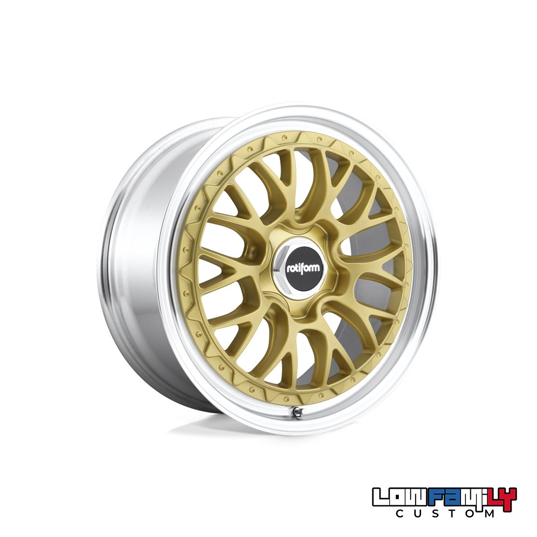Rotiform LSR 19x8,5" 5X112 ET45, Matte Gold Machined
