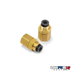 Raccord Air Lift Performance Bulkhead droit – 1/4" FNPT x 1/4" PTC