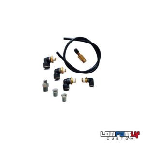 Kit de raccords Air Lift Performance pour cuves Air Lift aluminium 2,5 Gallons 5 sorties - 3/8"