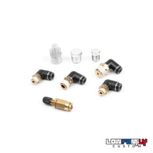 Kit de raccords Air Lift Performance pour cuves Air Lift aluminium 4 Gallons 5 sorties - 1/4"