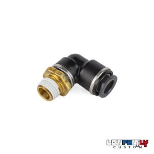 Raccord coudé Air Lift Performance 1/4 MNPT > 3/8 PTC