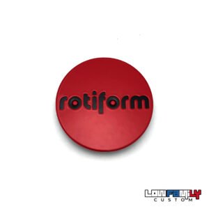 Caps Rotiform  Rouge / logo noir