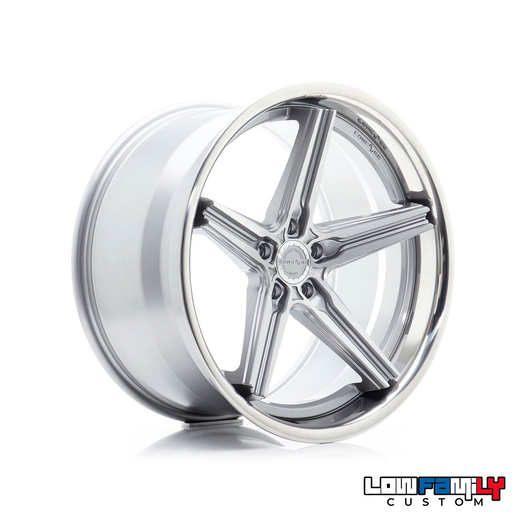 Concaver CVR9 20x10" 5x112 ET47, Brushed Titanium