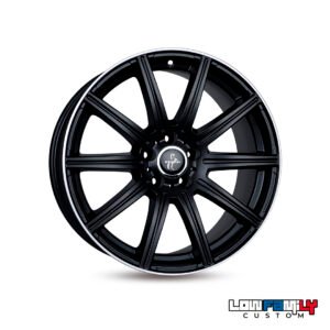 Keskin Wheels KT16 18x8" 5x112 ET45, Matte Black Lip Polish