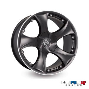 Keskin Wheels KT9 20x9" 5x130 ET30, Matte Black Lip Polish