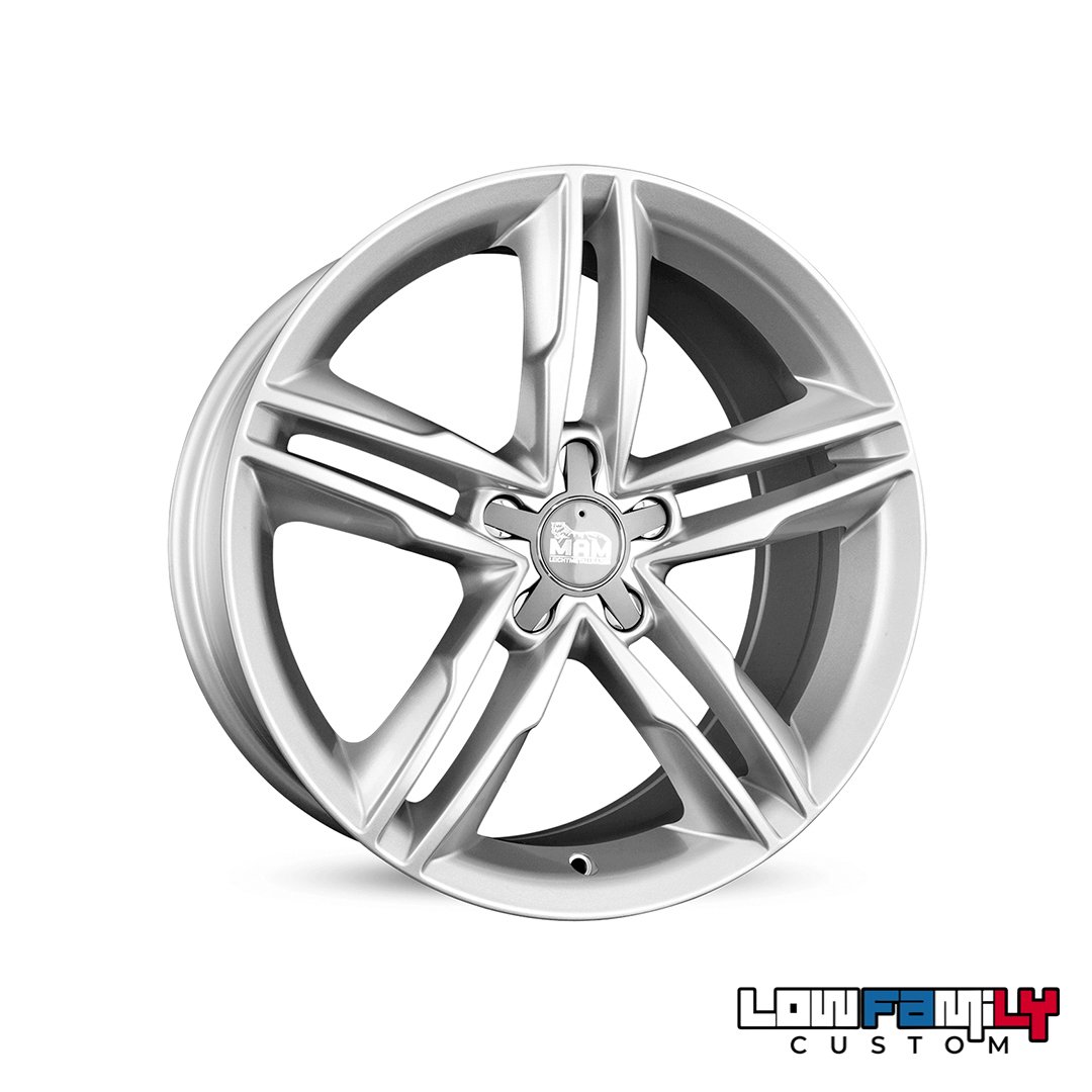 MAM Wheels A1 18x8" 5x112 ET44, Silver Painted