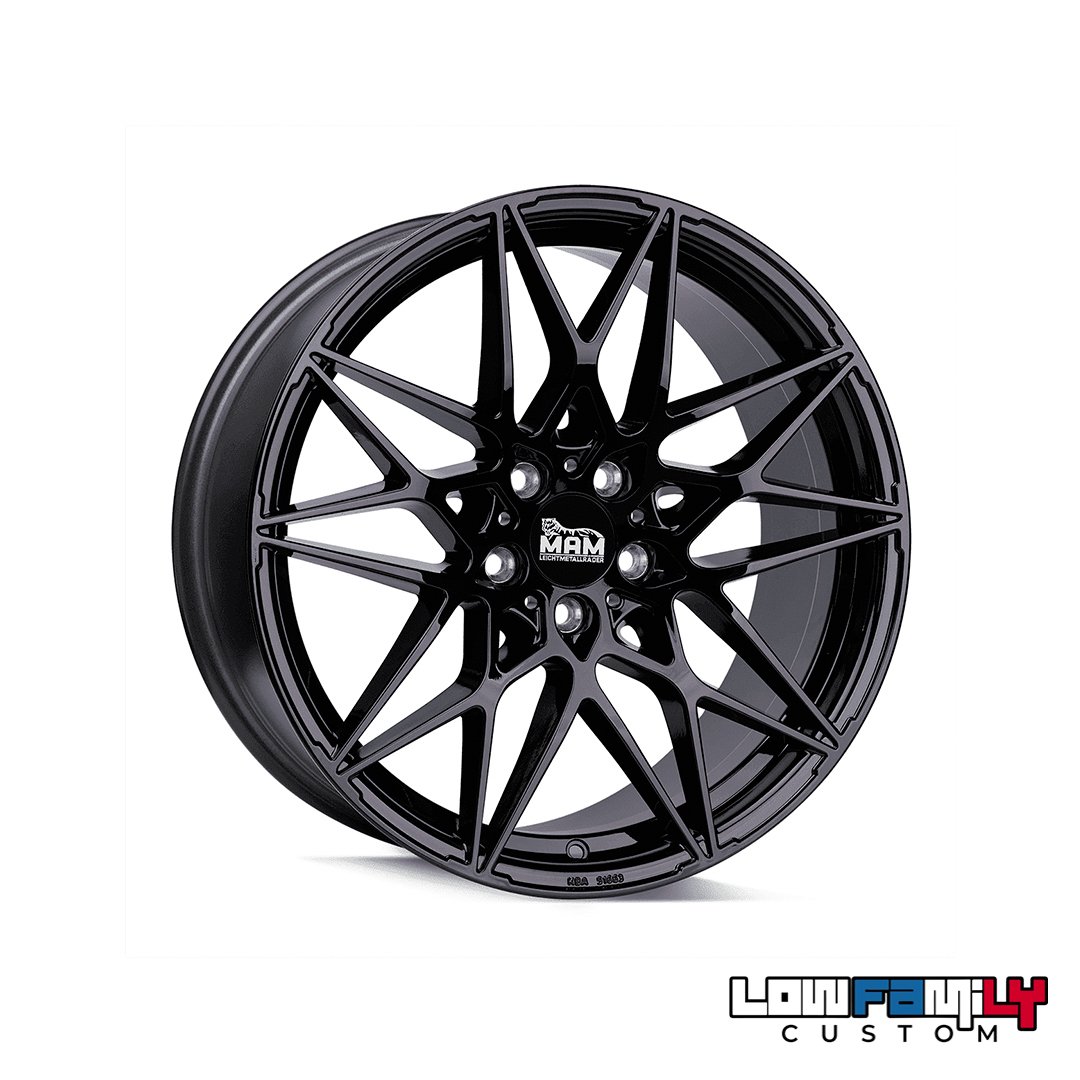MAM Wheels B2 18x8" 5x112 ET30, Black Painted