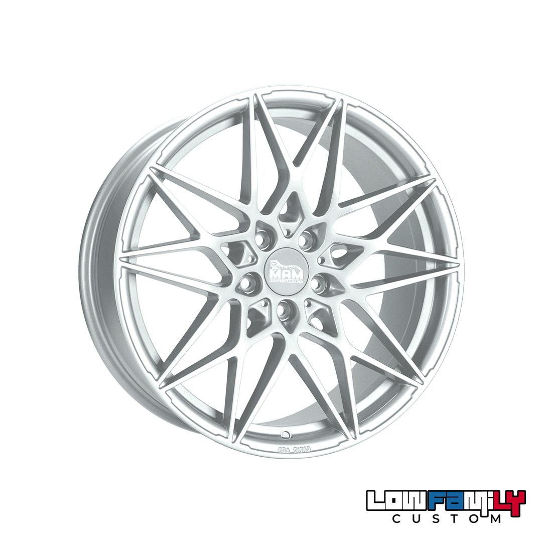 MAM Wheels B2 20x8,5" 5x112 ET30, Silver Painted