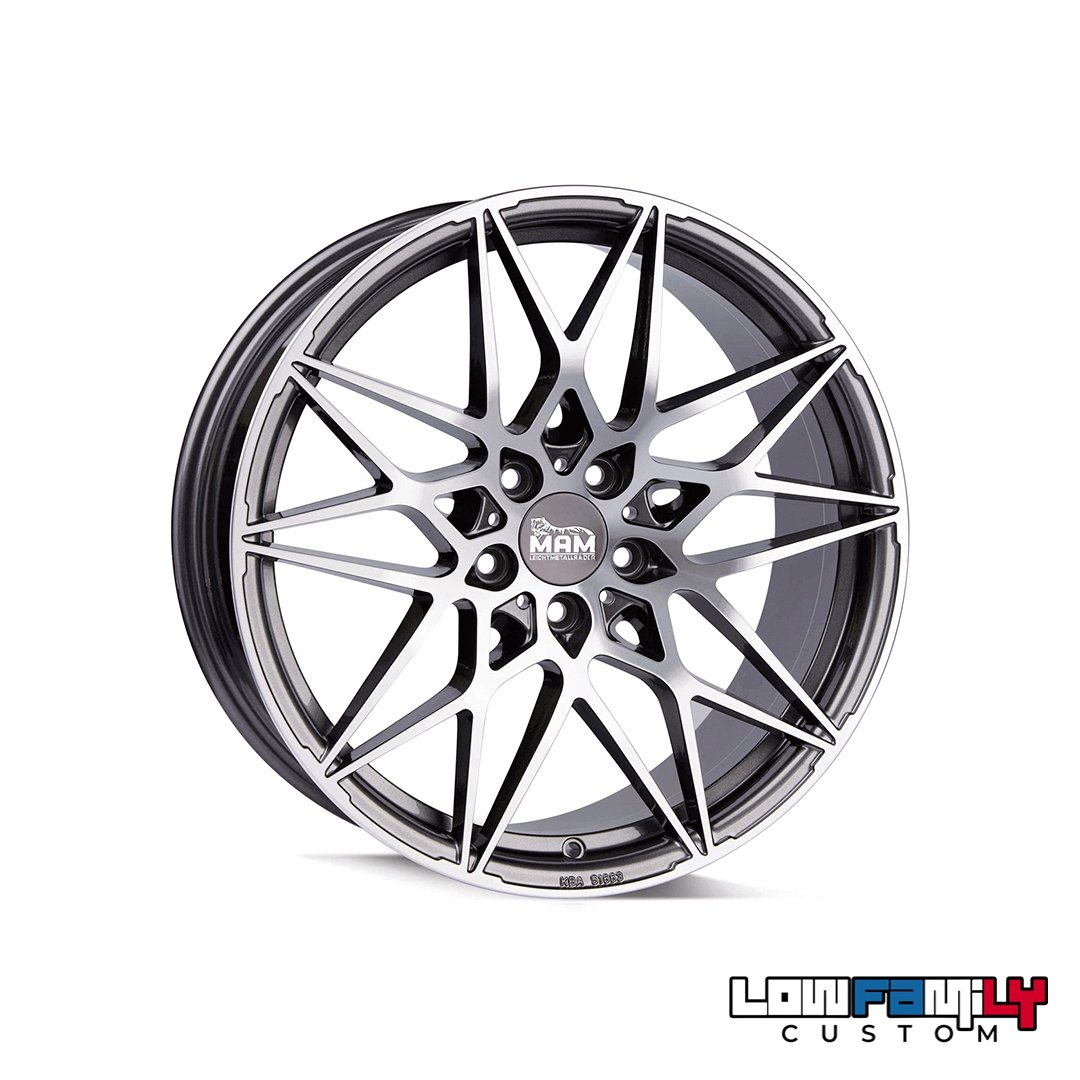 MAM Wheels B2N 19x8,5" 5x112 ET30, Palladium Front Polish
