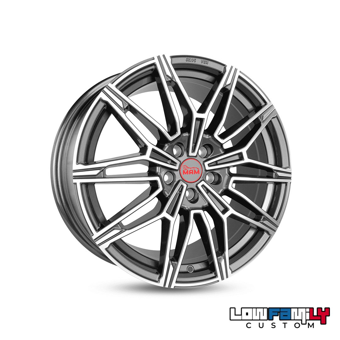 MAM Wheels B3 19x8,5" 5x112 ET45, Palladium Front Polish