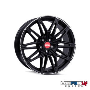 MAM Wheels B3N 19x8,5" 5x112 ET30, Matt Black Lip Polish