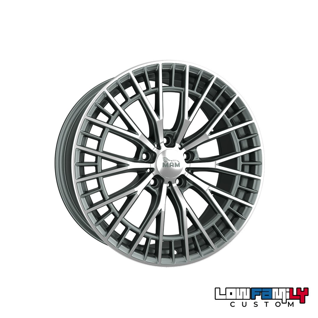 MAM Wheels GT2 19x8,5" 5x108 ET40, Palladium Front Polish