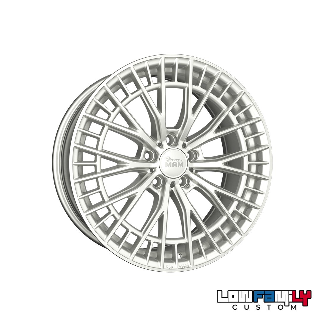 MAM Wheels GT2 19x8,5" 5x112 ET30.1, Silver Painted