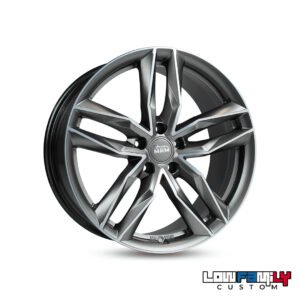 MAM Wheels RS3 18x8" 5x112 ET45, Matt Palladium Front Polish