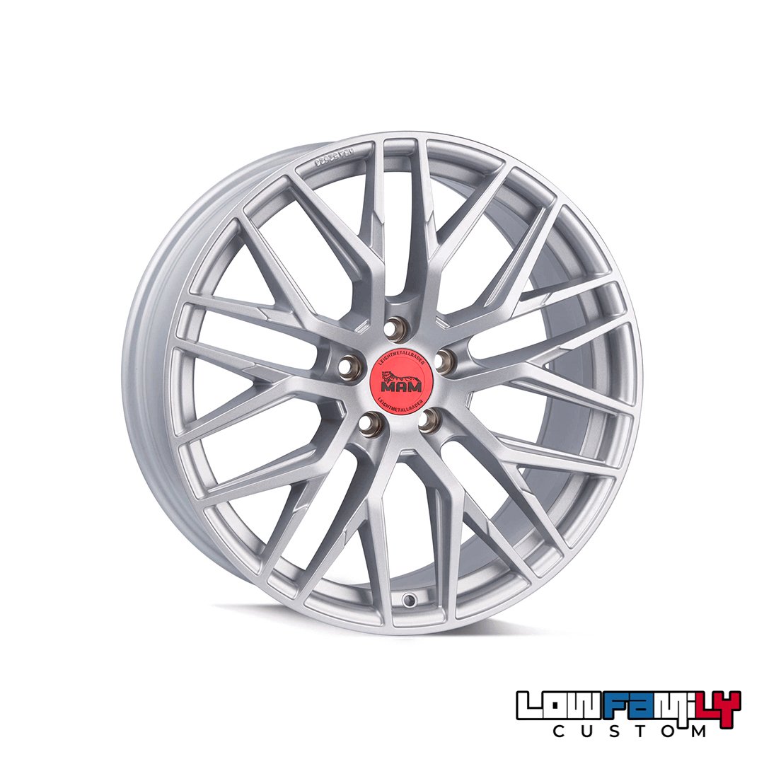 MAM Wheels RS4 15x6" 5x100 ET38, Matt Silver Painted